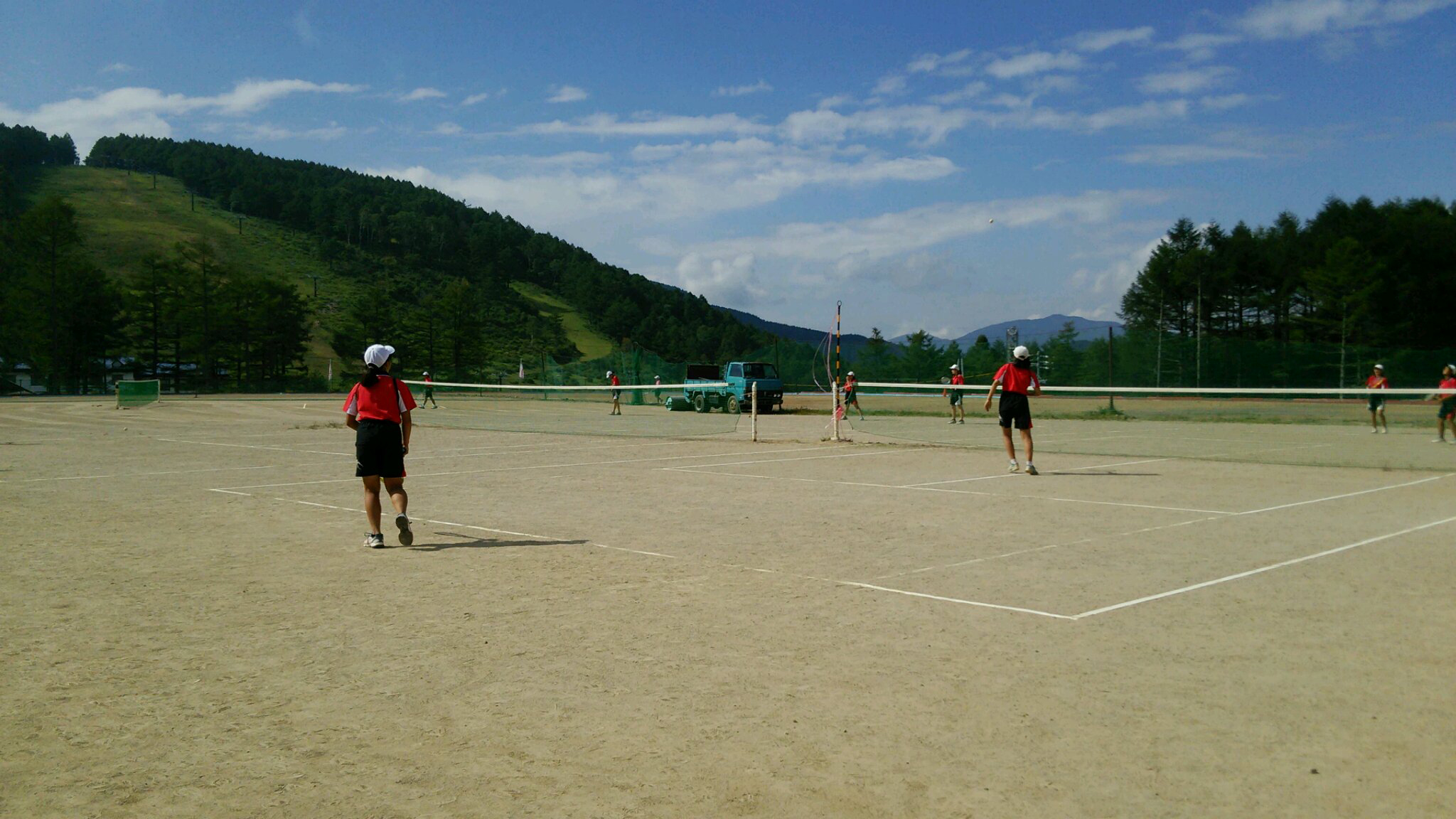 ソフトテニス部合宿リポート