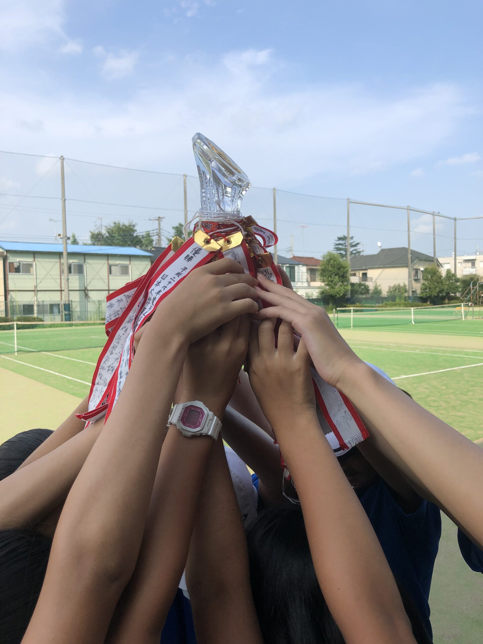 都総体ベスト16＆杉並区大会優勝（中学硬式テニス部）