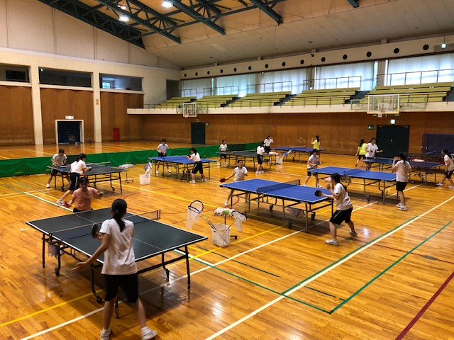 卓球部　合宿レポート①