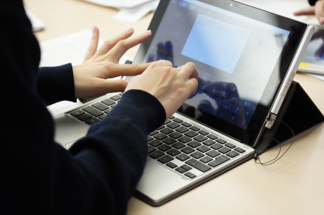 オンラインで届け、“大妻中野”の授業