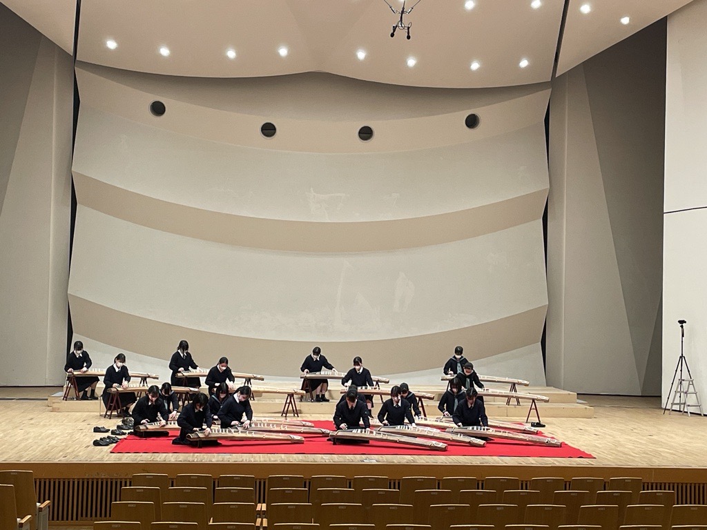 親睦音楽会　筝曲部出演