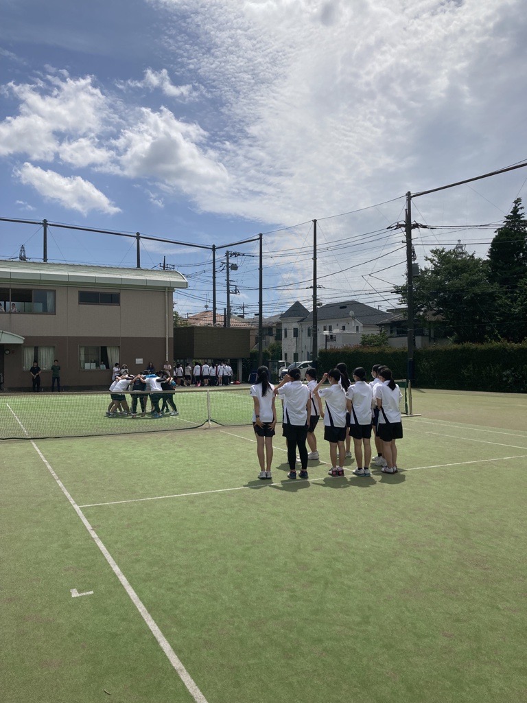 硬式テニス部　東京都総合体育大会中学女子硬式テニス団体の部　第３ブロック予選