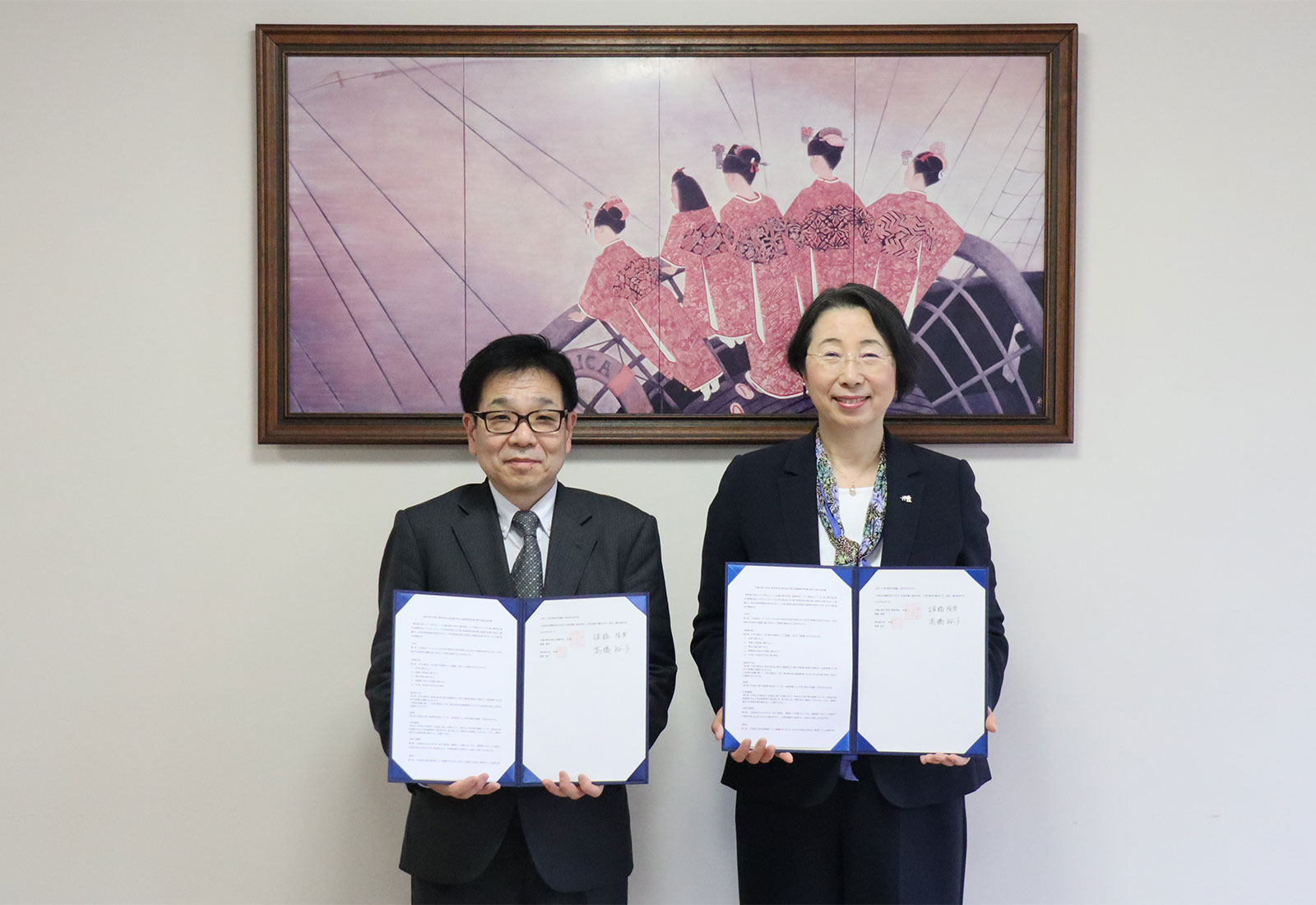 津田塾大学と高大連携に関する協定を締結いたしました