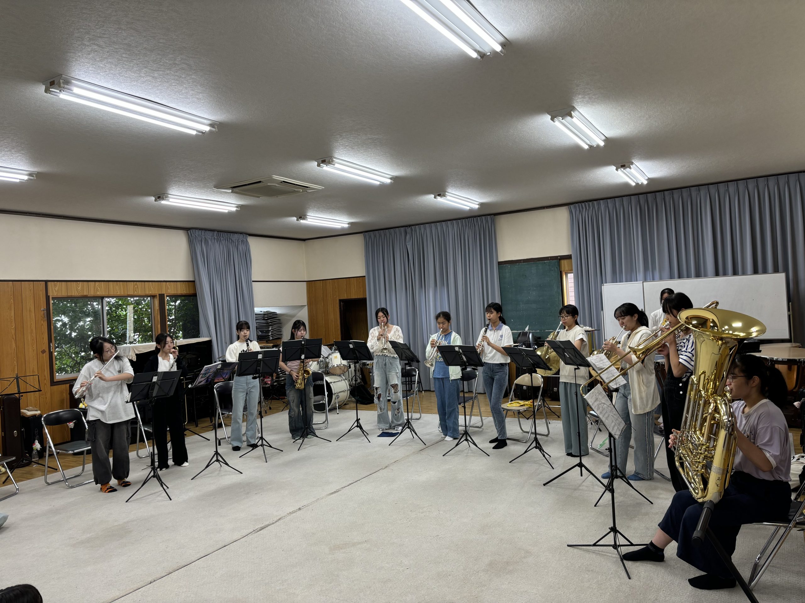 吹奏楽部　夏合宿2024