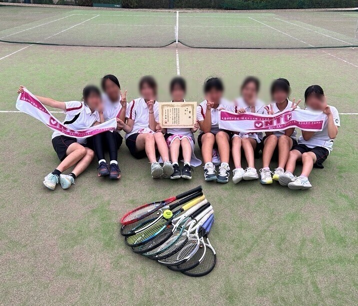 【硬式テニス部】中高９支部大会終了