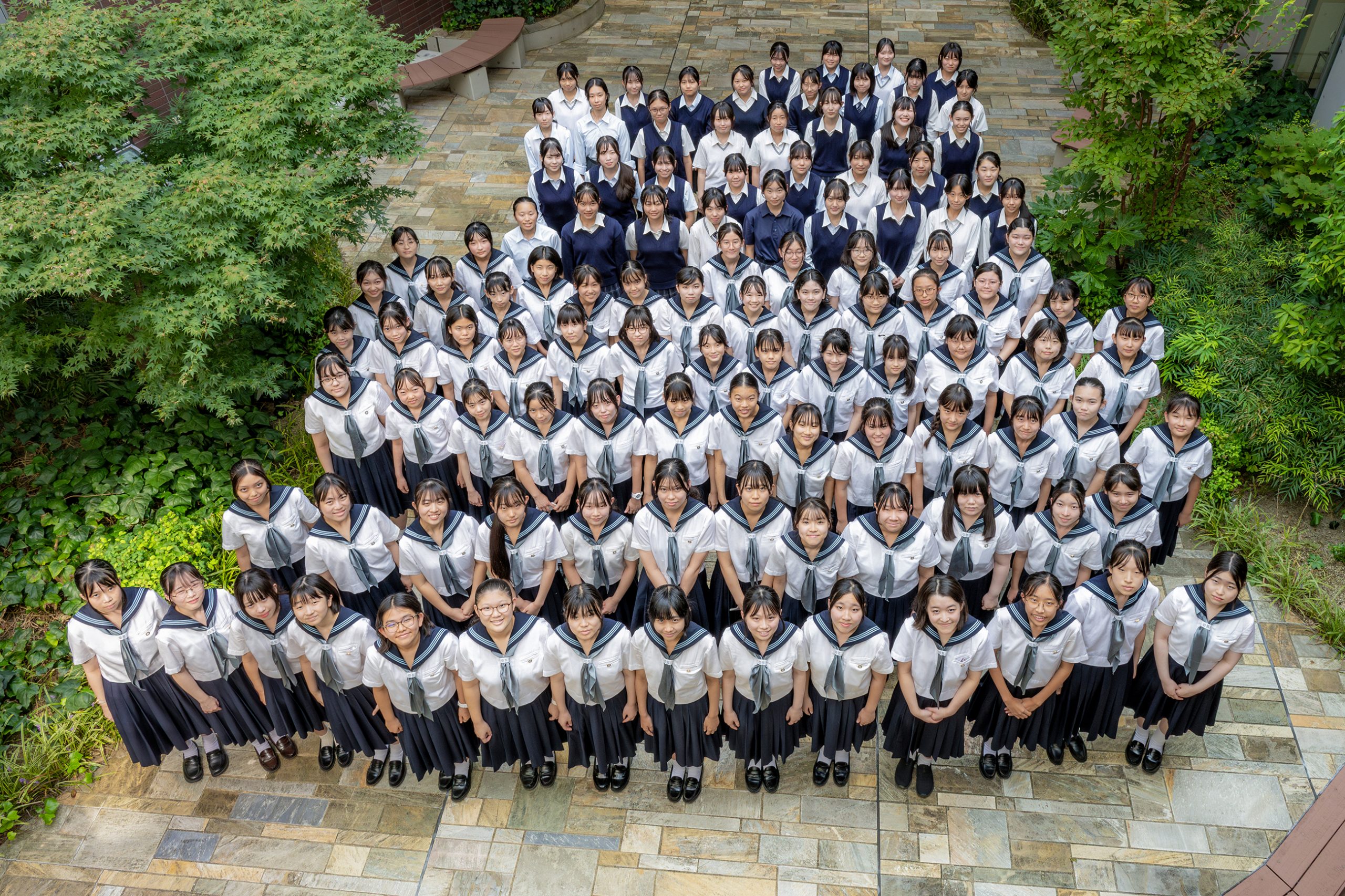 全日本合唱コンクール　中学校合唱部金賞　高校合唱部銅賞