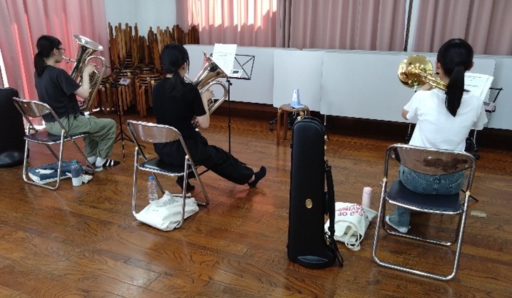 吹奏楽部、岩井海岸での合宿スタートです！